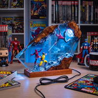 Web Incursion Resin Diorama Lamp